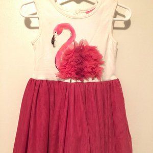 Isaac Mizrahi Flamingo Tulle Dress Size: 18 Months